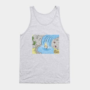 Ocean Sunfish Waterfall Tank Top